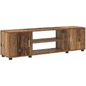 vidaXL Tv-meubelset Oud Hout Bewerkt hout