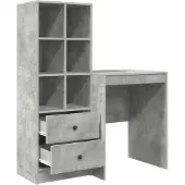 Syfax Bureau Beton Grijs 105,5 x 50 x 127 cm 2 st