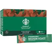 Starbucks Koffiesticks Zakjes Oplos 100% Arabica-koffie Medium 150 Stuks