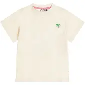 Tumble 'n dry T-shirt met backprint beige Meisjes Katoen Ronde hals Backprint - maat 110