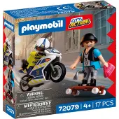 Playmobil 72079 Achtervolging met motorfiets |