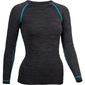 Avento Baselayer Women Thermoshirt Superior Zwart/Aqua-Maat 40