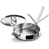 Joseph Joseph Sauteerpan Space Steel With Lid 28cm