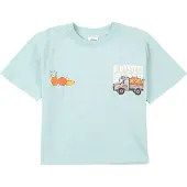 s.Oliver Shirt lichtblauw / kreeft / zwart / wit