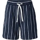 QS Broek navy / wit