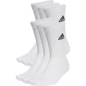 Adidas Kousen Cushioned Crew 6-Pack - Wit/Zwart
