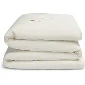 Yumeko Kinderdekbedovertrek Katoensatijn 100x135 Wit - Eco, Bio & Fairtrade