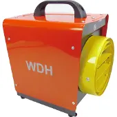 WDH -BGP031S Ventilatorkachel 25 m² Rood