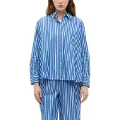 s.Oliver Blouse royal blue/koningsblauw / wit