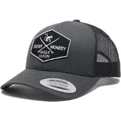 Surf Monkey Sportpet donkergrijs