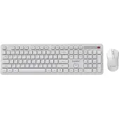 Gembird Slim Pro Business draadloze desktopset, wit, US-layout