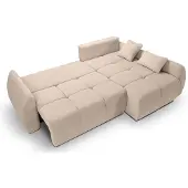 Furnilux Sancho hoekbank bed rechts beige | premium corduroy hoeksofa