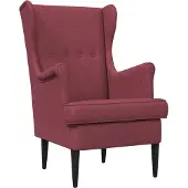 vidaXL Fauteuil Wijnrood Stof