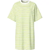 Pieces Jurk 'PCSadie' mintgroen / wit