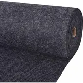 vidaXL Tapijt Antracietkleurig 1,2 x 10 m Polyester