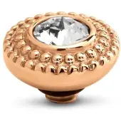 Melano Twisted Crystal Bali Steentje Crystal | Rosé