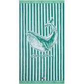 Lexington Stranddoek Groen / Wit - Strandlakens Katoen White - 12620091-8550-TW40