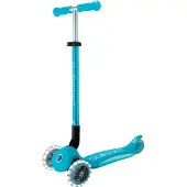 Globber Primo Foldable Plus Lights Aqua
