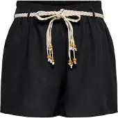 JDY Broek ecru / cognac / zwart