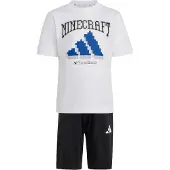 Adidas Trainingspak 'x Minecraft' blauw / zwart / wit