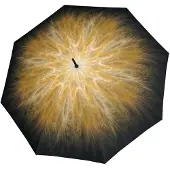 Doppler paraplu Fiber Flex Long AC Imperial Golden Feather veelkleurig