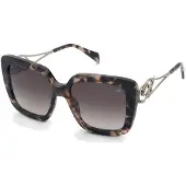Blumarine SBM891 Avana marrone/rosa 55/18/140 WOMAN Zonnebrillen