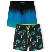 MINOTI Zwemshorts blauw / azuur / geel / zwart