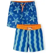 MINOTI Zwemshorts azuur / royal blue/koningsblauw / oranje