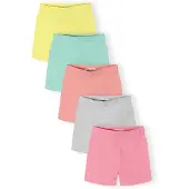 MINOTI Leggings turquoise / geel / grijs gemêleerd / oranje / pink