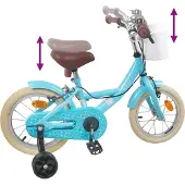 vidaXL Kinderfiets 12 Inch voor 2-4 jaar oud Lichtblauw