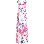 Vera Mont Jumpsuit crème / hemelsblauw / pink