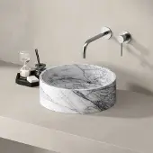 Best design Pureline marmer waskom Ø40x13cm lilac marble