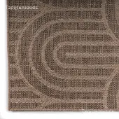 Muratap Sahara japandi buitenkleed jute-look weerbestendig vloerkleed 80x150 cm