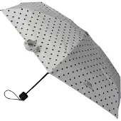 Trespass Dreep Polka Dot Vouwparaplu (Wit)