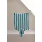 Casilin - Baby bad en strand poncho - Voor jongens en meisjes - 100% Katoen badstof - 2-4 jaar - Aqua