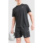 Nike Miler 7"Unlined Trainingsbroekje Zwart Zilver