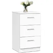 OEM Bureaufauteuil met bijzettafel | Houten meubels voor werk- en woonruimte (wit)