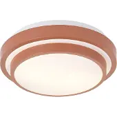 QAZQA Moderne plafondlamp Sienna met wit 34cm 2-lichts IP44 - Walden