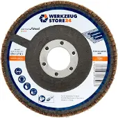 WS24 10x lamellenschijf 115 mm gebogen aluminiumoxide K 80 - ...