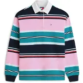 Tommy Hilfiger Rugbyshirt in relaxed fit van puur katoen