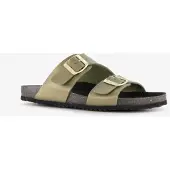 Hush puppies leren dames bio slippers groen maat 42