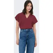 JDY Blouse 'JDYLion' bordeaux