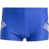 Adidas Sportzwembroek 'Big Bars' indigo / wit