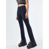 Busem Hoge Taille Flared Leggings met Split