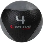 Olive Functional 4kg Medicine Ball Zwart 4 kg