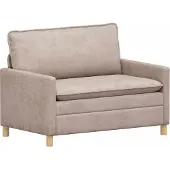 vidaXL Bank Beige 126 x 81 x 87,5 cm Polyester