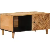 vidaXL Salontafel Bruin 80 x 50 x 40 cm Massief Mango Hout