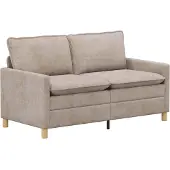 vidaXL Bank Beige 156 x 81 x 87,5 cm Polyester