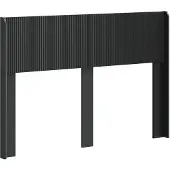 vidaXL Hoofdbord Zwart PB