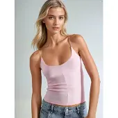 Busem Slim Fit Ribbel V-hals Blouse